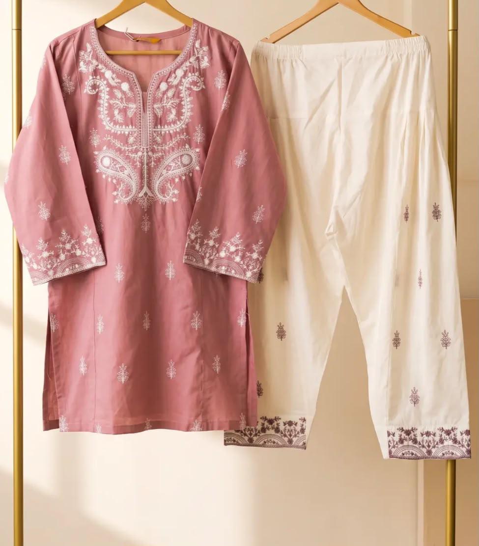 Mushq Dusty Pink 2 Piece Cotton Cord Set